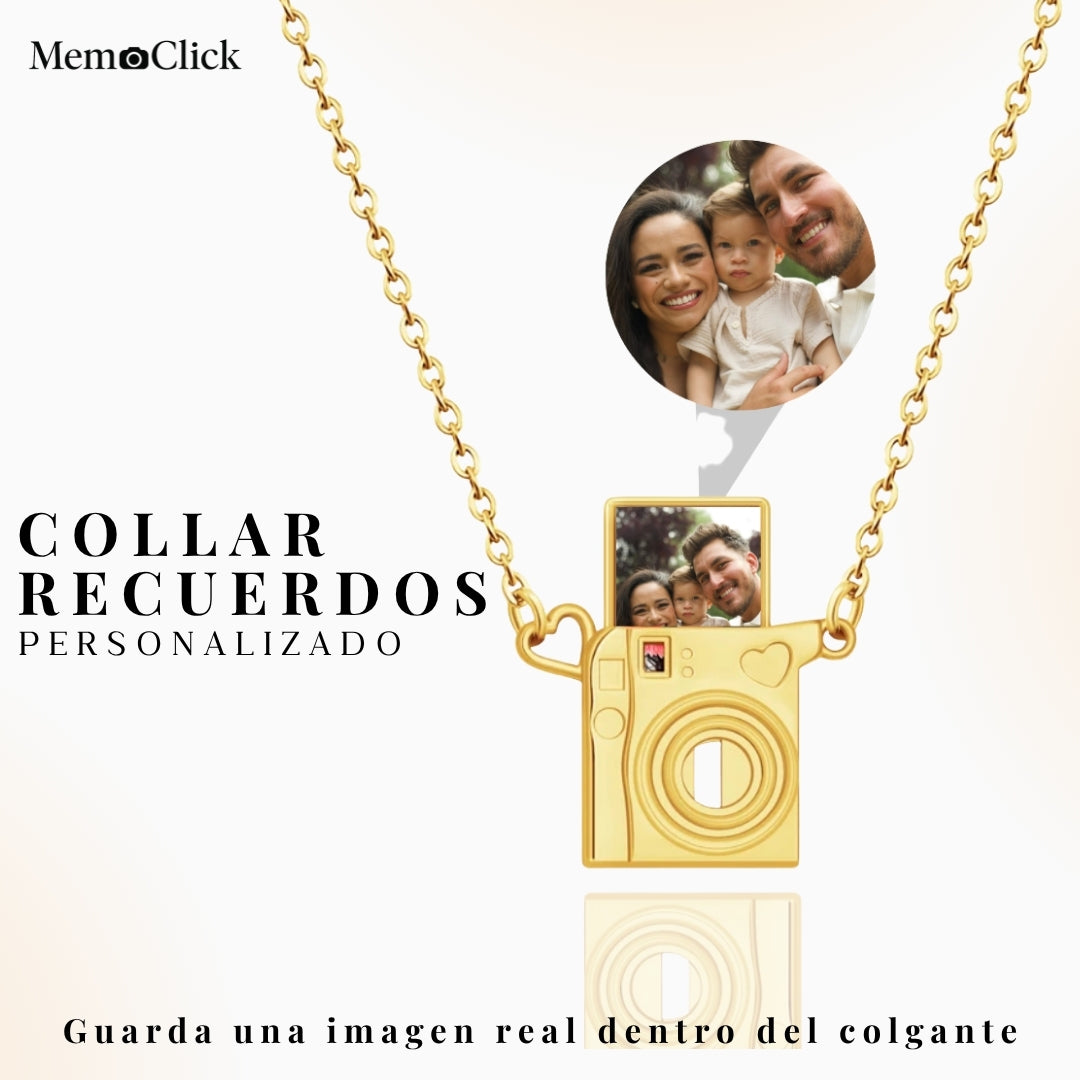 Collar con foto personalizada en miniatura