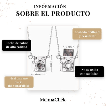 Collar con foto personalizada en miniatura